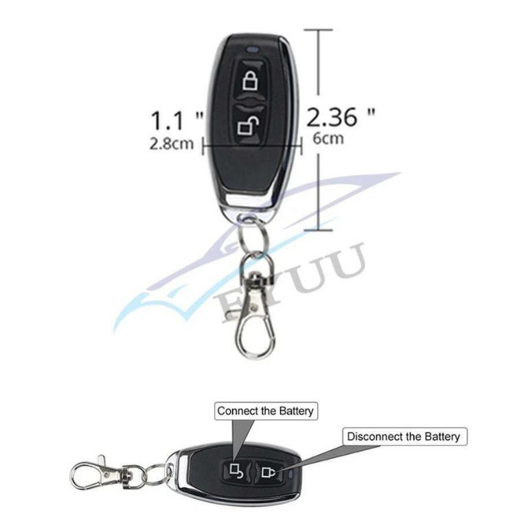 Wireless Remote 12V Automatic Car Battery Disconnect Isolator Switch