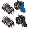 2204 2400KV Brushless Outrunner Motor with Transmission and 30A Brushless ESC for SCX24 RC Crawler Axial 1/24 RC Car Truck