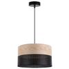 Single Hanging Lamp Classic Oak Veneer Lampshade 30Cm