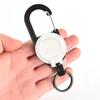 1 st Stöldskydd Metall Lätt att dra i Spänne Rep Elastisk Nyckelring Sportig Infällbar Nyckelring Förlora Inte Skidpass ID-kort