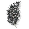 Rhinestone Feather Brooches For Women Unisex Creative Pins For Party Event Backpack Clothes Accessories