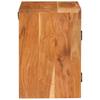Nightstand Brown 35 X 33 X 48 Cm Solid Acacia Wood