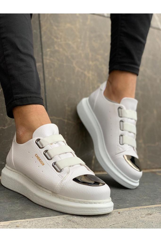 Chekich H New Collection CH251 Mirror Men Shoe White Black Brown Tan