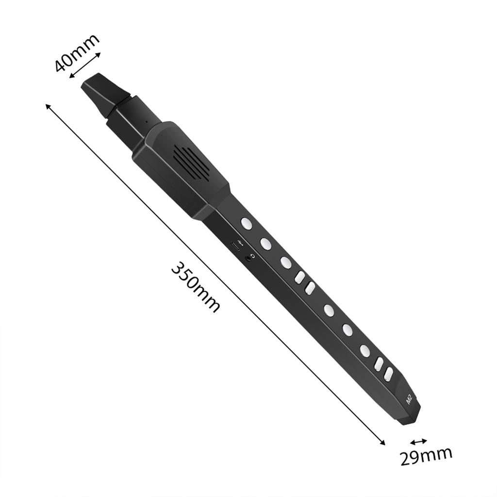 Instrument de suflat digital portabil cu vibrație automată, mini, electronic, set cu muștiuc tip detașabil