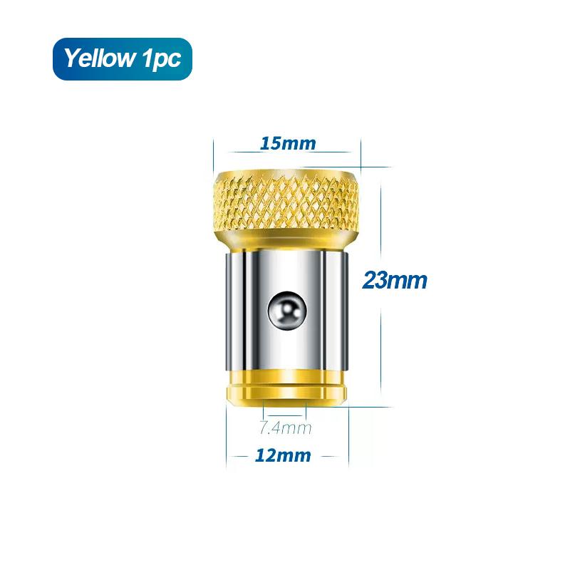 

Магнитное кольцо для шурупов Металлическая насадка Сильное магнитное кольцо Держатели для магнитных шурупов для 1/4 дюйма/ 6,35 мм Отвертка Мощные насадки yellow,1pc