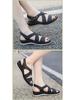 Women's Summer 2025 Sweet Sandals: Plus Size, Thick Sole, Fashionable Beach Sandals