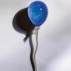 Vintage Balloon Brooch Silver Tone Decorative Pin with Clear Detail, Lightweight Styling Piece for Coats Hat and Shirts