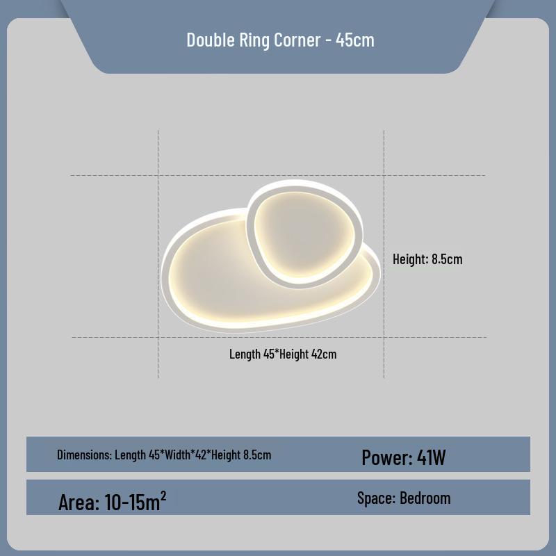 Jiudu Creative Modern Irregular Smart Ceiling Light for Living Room