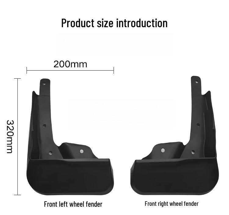 2022 Honda Civic Tire Fender Flap Modification for Foreign Trade