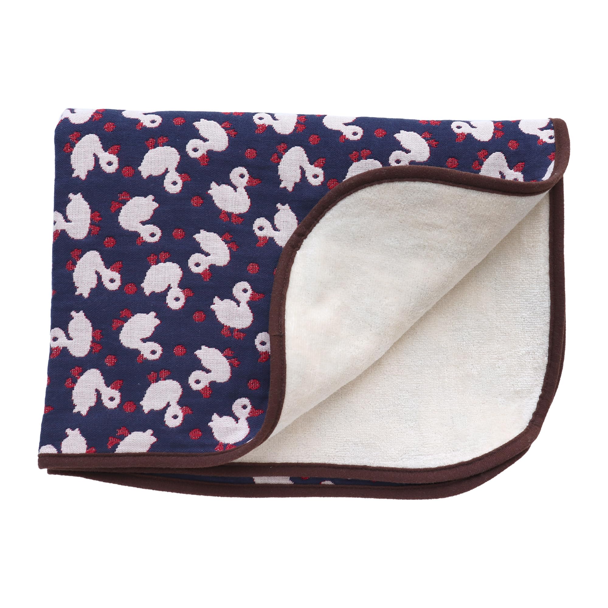 

hiorie Марлевое Мини Сделано в 50 x 70 Дизайн Утенок 5-слойное и на подкладке из полотенца одеяло, Япония, Прибл.. см, Одеяло,