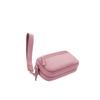 Sac de Poignet Imperméable en Nylon Double Couche Agrandi, Sac à Cartes pour Femmes, Monnaie, Portefeuille pour Téléphone Mobile, Bandoulière Réglable
