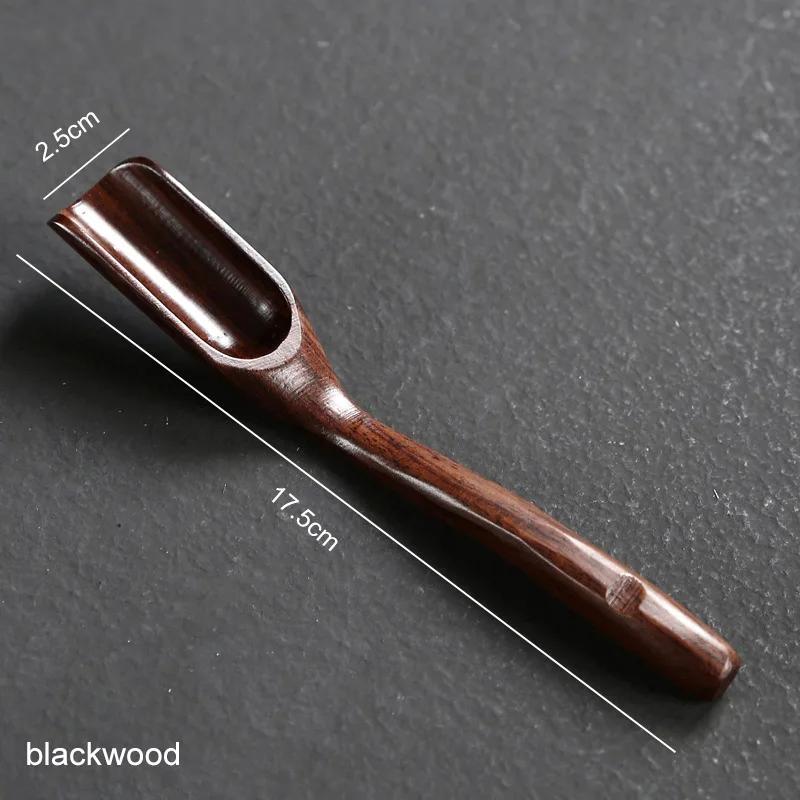 1 pz Accessori per il tè Cinese Kongfu Legno Bambù Stile retrò Cucchiaio da tè naturale Cucchiaio delicato Cucchiaino da tè portatile in bambù