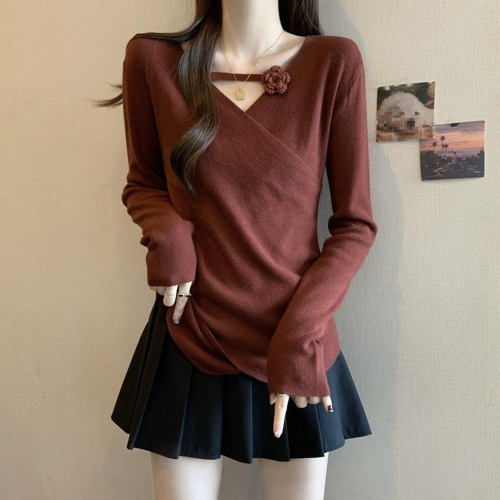 Casual Oversized T Shirt For Women With V Neck And Embroidery For Spring Travel And Yoga