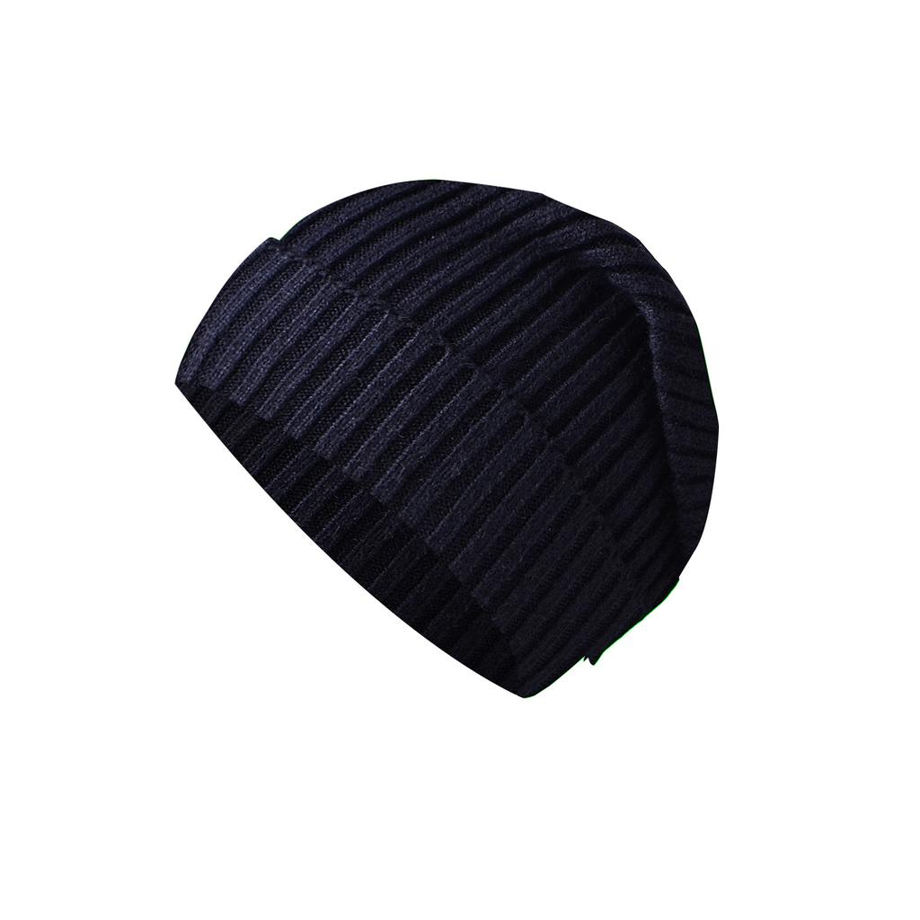 Men's Knitted Hat Skiing Hat Solid Color Warm Hat Pullover Hat Shopping Hat