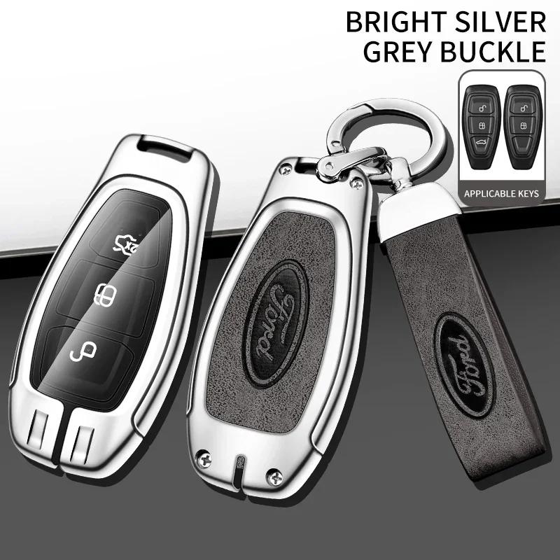 

New 2026 Car Sticker New 2025 Hot New Style Car Full Cover Smart Remote Key Case Shell For Ford Focus 3 4 ST Mondeo MK3 MK4 Fies