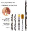 5Pcs Strong Magnetic Screwdriver Bit Set Electronic Screwdriver Bits For Plasterboard Drywall Screw Driver