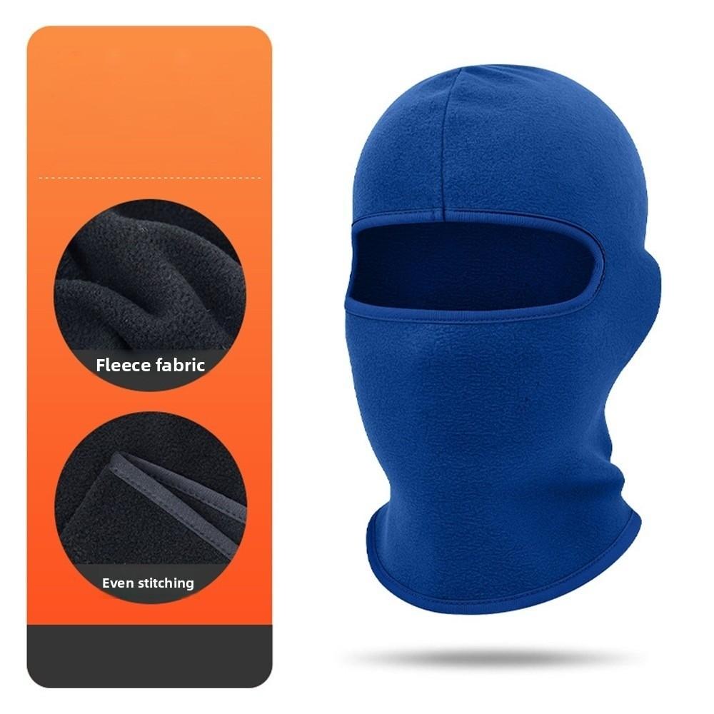 

Fashion Thickened Kids Balaclava Hat Windproof Keep Warm Warm Hat Cold Proof Neck Mask Hat Winter синий