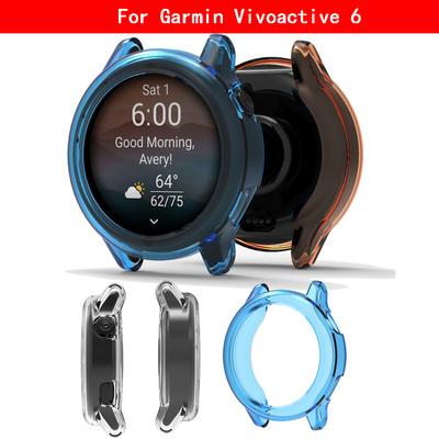 Soft TPU Bumper Case For Garmin Vivoactive 6 Smartwatch Cover Protector Skin Shell