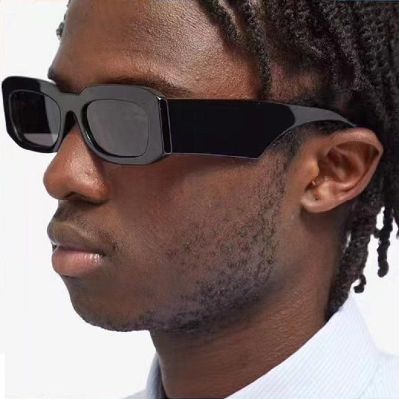 Small Rectangle Sunglasses Men Women UV400 Wide Leg Vintage Retro Travel Shades Gafas De Sol