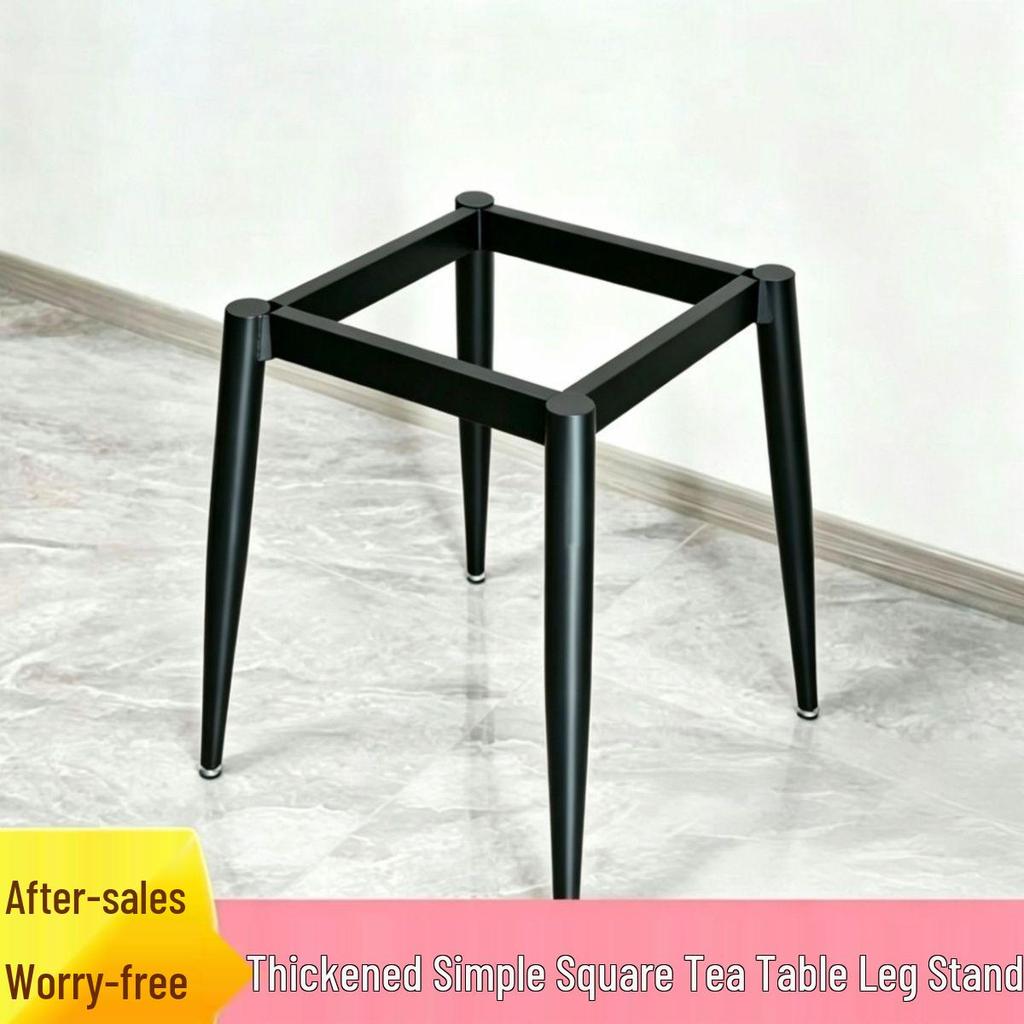 Square Rock Slab Dining Table Legs - Ceramic Tile, Marble Leg Brackets, Luxury Desk Stand Base