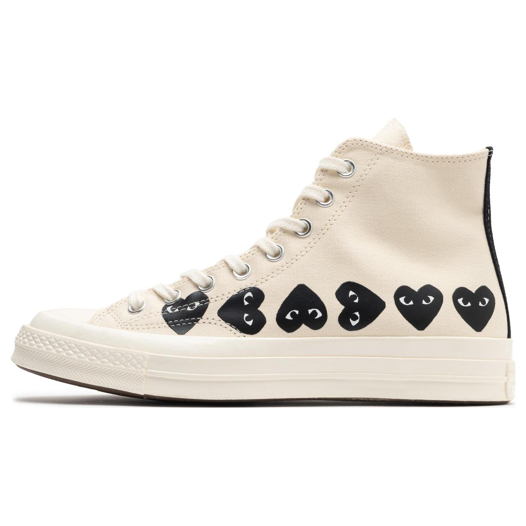 

Новые Converse Chuck Taylor All Star 70 Hi Comme Des Garcons PLAY Мульти Сердце Молочный A08148C 37.5