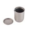 Titanium Double Walled Tea Cups with Removable Filter Cover Cap Outdoor Camping Portable Tea Maker