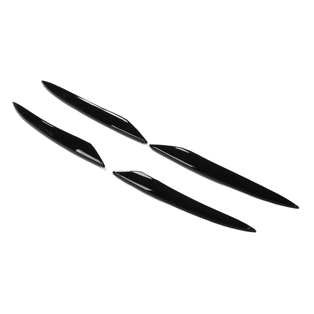 Front Bumper Canard Fin Grille Trim Replacement for MercedesBenz EClass W213 AMG Line 20162020