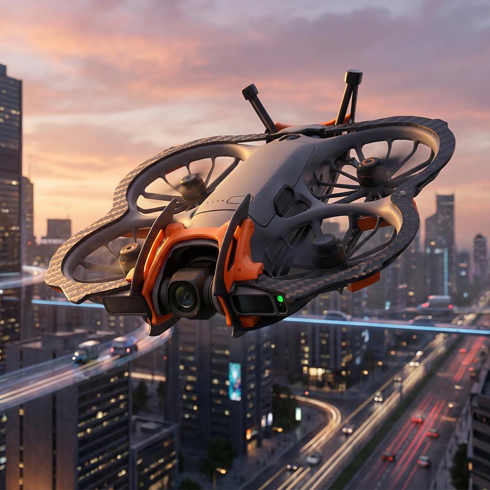 Carbon Fiber 360° Full Body Protection Armor For DJI Neo 2 Drone High Strength Bumper Protector Accessory Kit