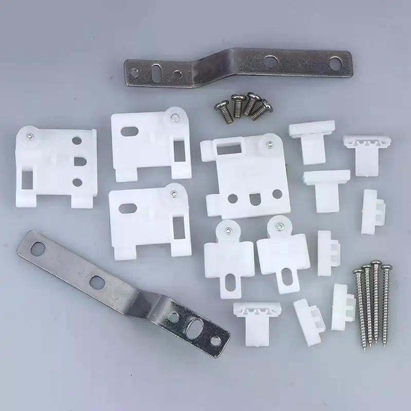 1Set Master Carrier With Wheel For Curved JIALISI Track Rail Electric Curtain Accessories Pulley Matched With 11.5mm Belt