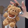 15Cm Cartoon Animals Plush Pendant  Cross Body Phone Support Plushie Stuffed Rabbit Lamb Bear Penguin Small Plushie Gift