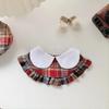 Cat Drool Bib Handmade Scarf Collar Pet Hat Bib Tie New Plaid Set Dog Bow Tie  Cat Accessories Puppy Accessories