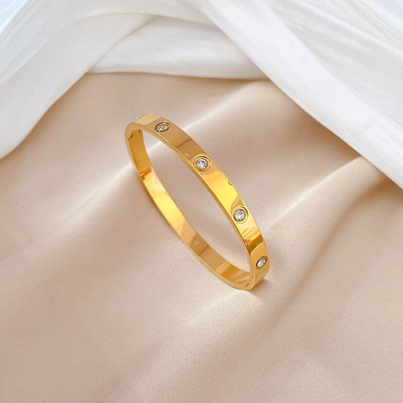 Gold Bricks Get Rich Minimalist Wind Stove Real Gold Necklace Female Collarbone Chain Accessories