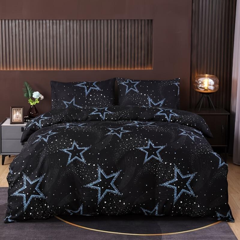 

Star Bedding Set Fashion 3D Printing Sea 2-3 Piece Set (No Core) Suitable for Bedroom Duvet Cover Set Gift Home Decor Textile Eusingle 135x200cm