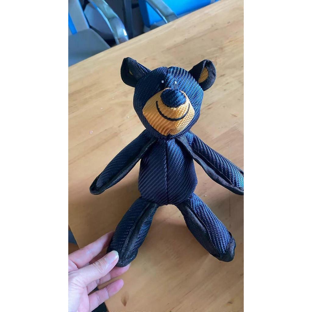 Indestructible Robust Bear Dog Toy Unbreakable Dogs Toy 2.0 Pet Companion for Heavy Chewers Squeaky Dog Toys for Aggressive Chewers Unbreakable Stuffe