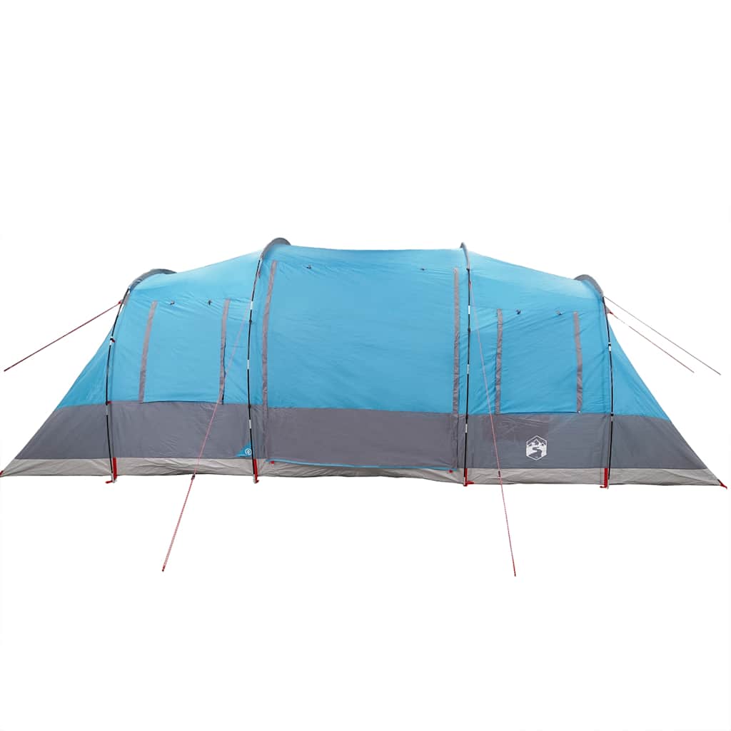 Vidaxl Tenda da Campeggio, a Tunnel, 4 Persone, Blu, Impermeabile