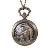 Popular Retro Antique Lightweight Chain Clock Carving Appearance Creative Gift Quartz Pocket Watch