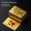 Luxury Gold PVC Playing Cards: Waterproof, Fold-Proof, Wear and Dirt Resistant, Washable.