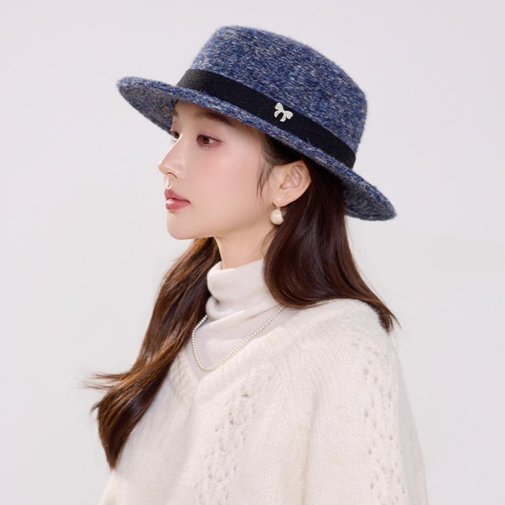 British Retro Women's Fedora Hat Fashion Commute Hat New Trilby Hat Daily Commute