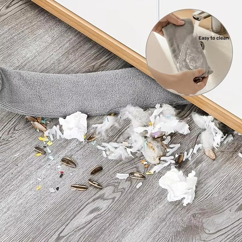 Wischmopp-Set 360° Mikrofaser-Staubwedel mit Ausziehstiel Teleskopierbare Edelstahl-Spaltstaubbürste Langer Flacher Flexibler Staubwedel