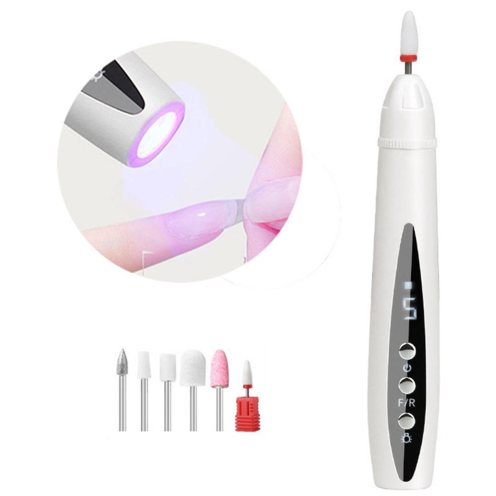 Cordless Nail Drill Machine 2-In-1 Electric Nail Drill UV Nail Polish Remover Nail Art