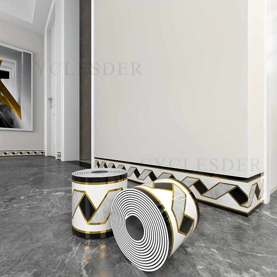 

Большой рулон, утолщенная версия, европейский стиль, мраморная плитка, панельные обои, водонепроницаемые, износостойкие, подходят для углового декора спальни, стен, лестниц 1 roll