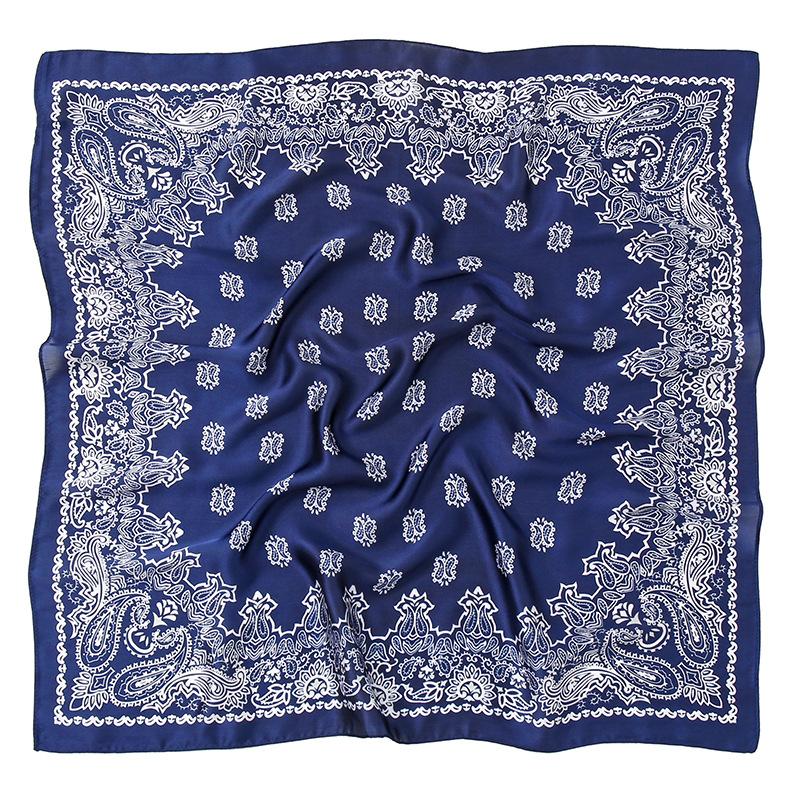 70Cm Fashion Cotton Hip Hop Head Scarf Paisley Square Scarves Headwear Bandanna Hair Band Neck Wrist Wrap Band Accessories