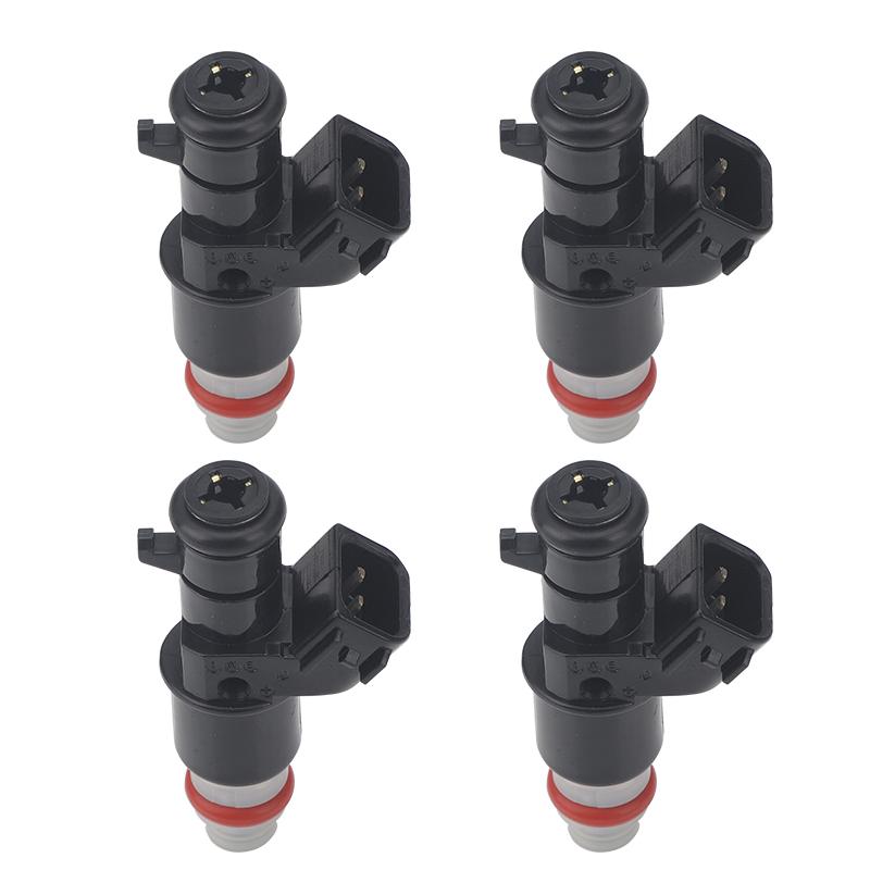 Fuel Injector 16450-RZP-003 For HONDA CIVIC CRV 2007 2008 2009 2010 2011 2012 2013 2014 2015 Black Accessories Replace 2 P