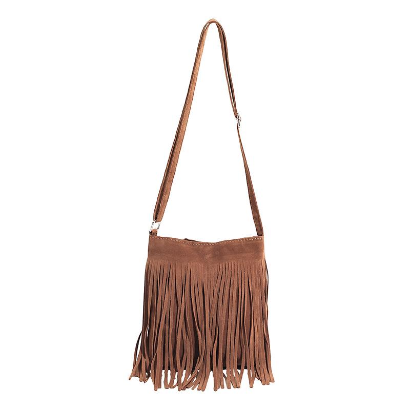Fringed Crossbody Bag for Women Fashionable and Stylish Single-shoulder Bag A Niche Women's Bag