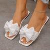 Women's Slide Sandals Fashionable Open Toe Slippers with One Strap for Dresses and Casual Outfits