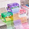 Cartoon Memo Pad Paper Pull Out Design Dopamine Planner Schedule Stickers Self-Adhesive Pearlescent Transparent
