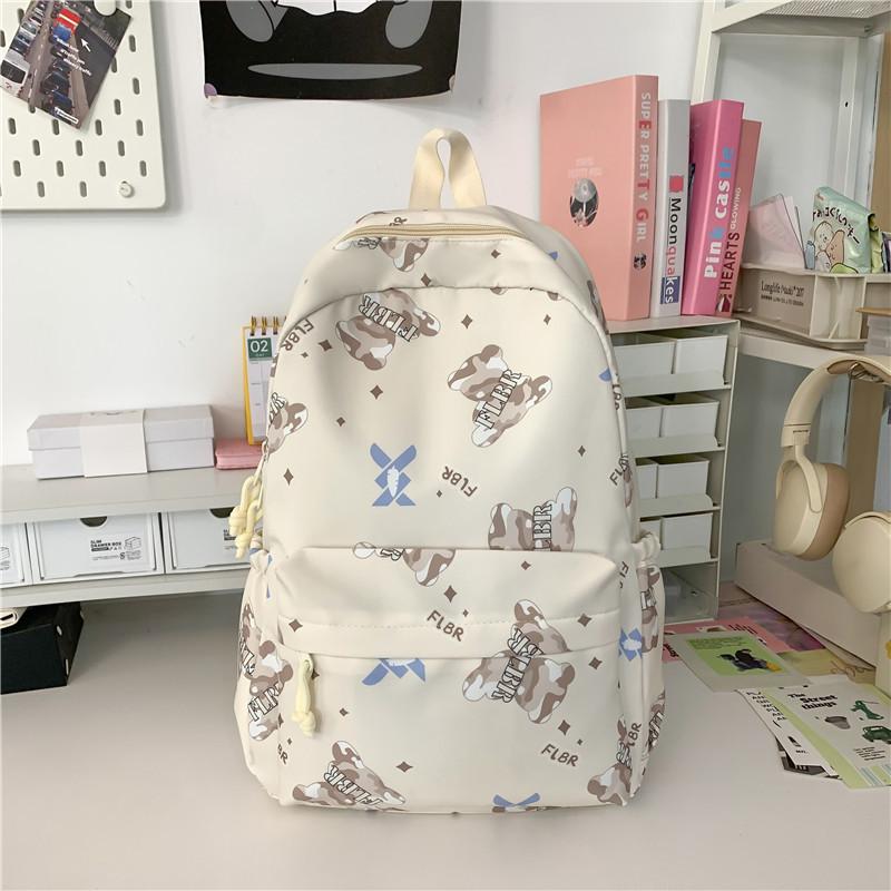 Schoolbag Autumn New Student Schoolbag Female Japanese Cute Printed Soft Girl Backpack High Value Niche Travel Backpack