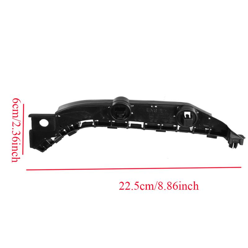2PCS Front Bumper Fixed Bracket Support Holder For Honda Civic 2005 2006 2007 2008 2009 2010 2011 71198SNB003 71193SNB003
