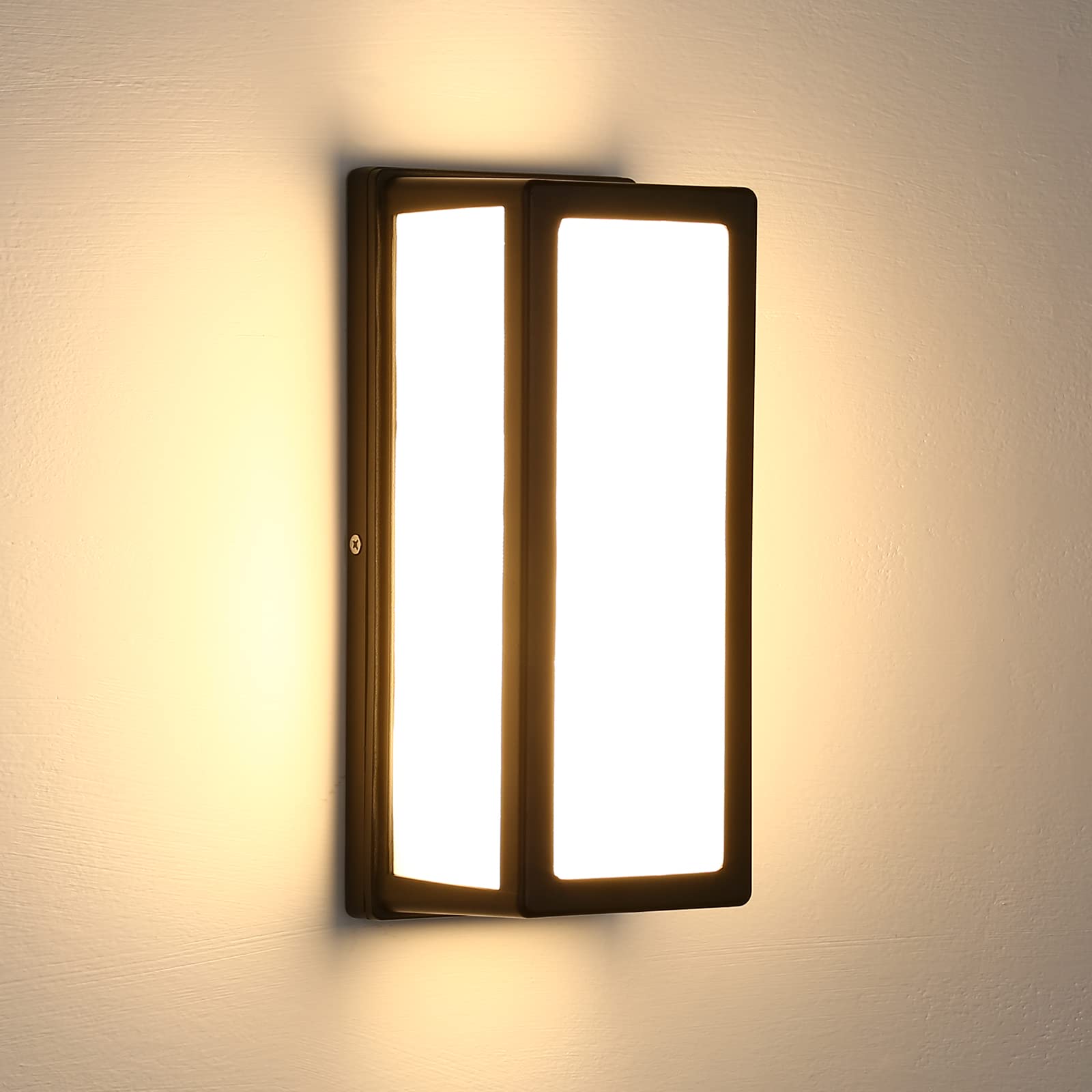 

Светодиодный настенный светильник Lightess, Светильник для крыльца, Входной светильник, Настенный светильник, Водонепроницаемый, Дождестойкий осветительный прибор, Настенный светильник, Без датчика, Уличный, Светильник для столба ворот,