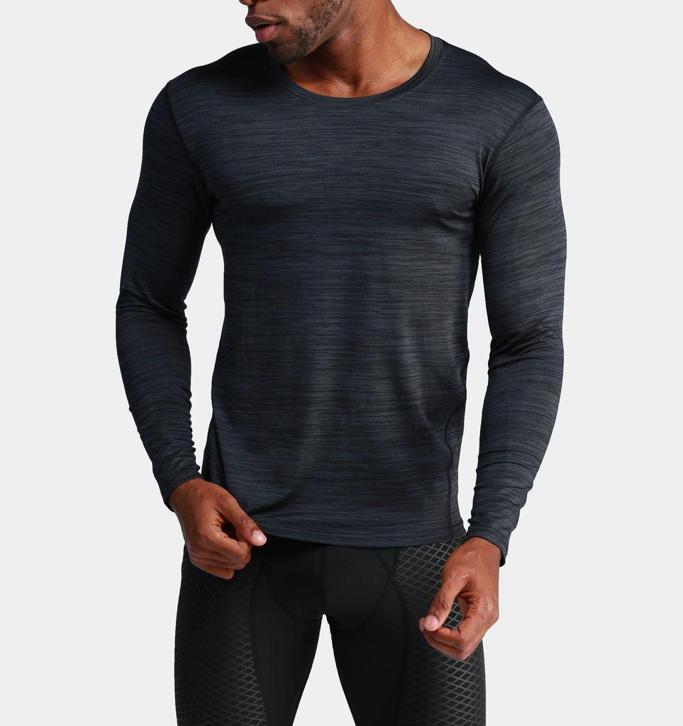 Men's Cross-Border Athletic Wear: Long-Sleeve Tight-Fit Basketball & Running Suit for Autumn/Winter.